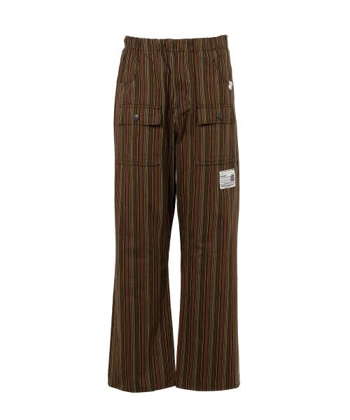 "BEDWIN & THE MMY” Stripe Bush Pants