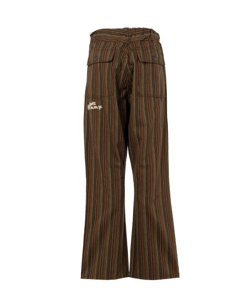 "BEDWIN & THE MMY” Stripe Bush Pants