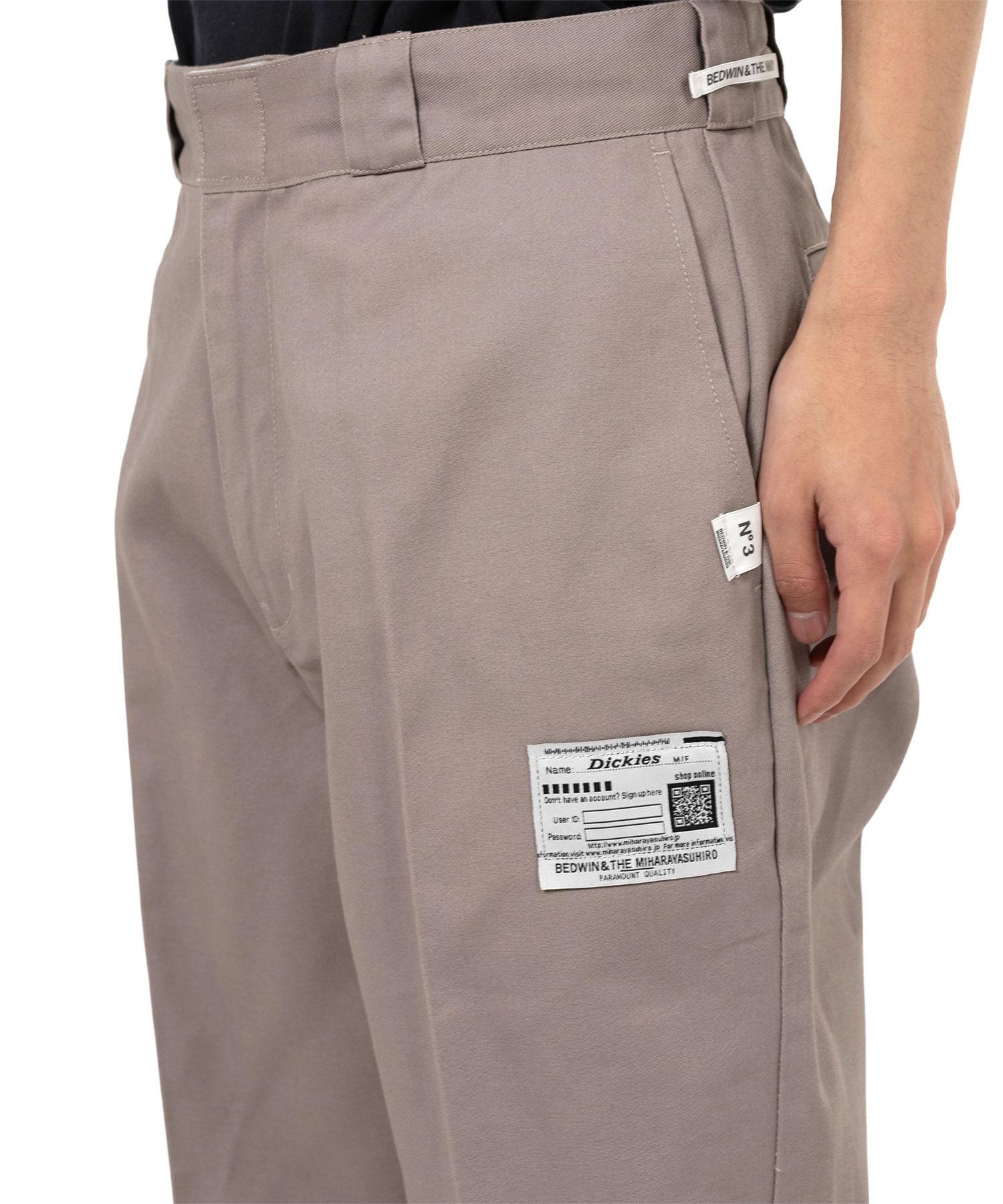 "BEDWIN & THE MMY × Dickies” Clopped Pants