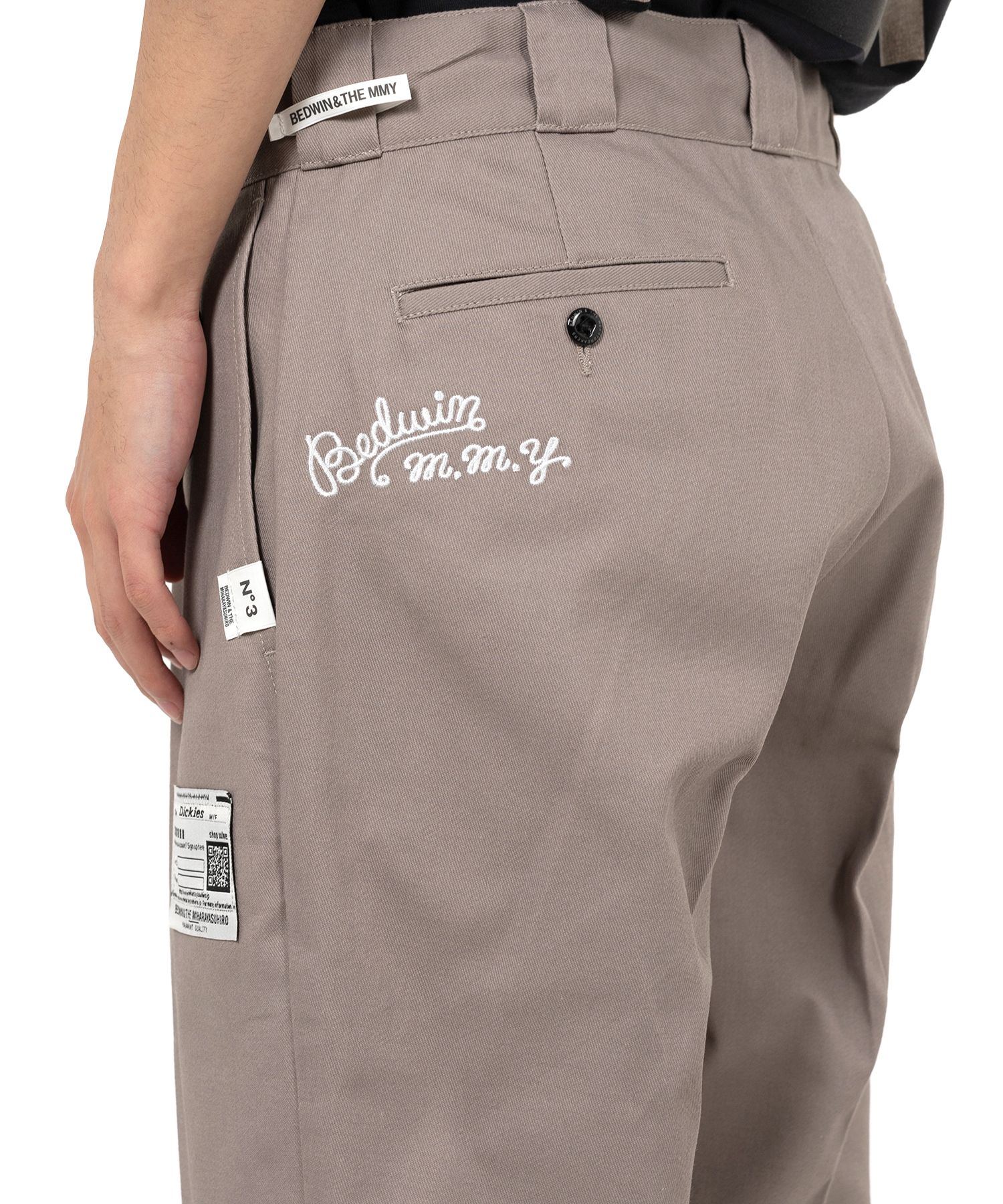 "BEDWIN & THE MMY × Dickies” Clopped Pants