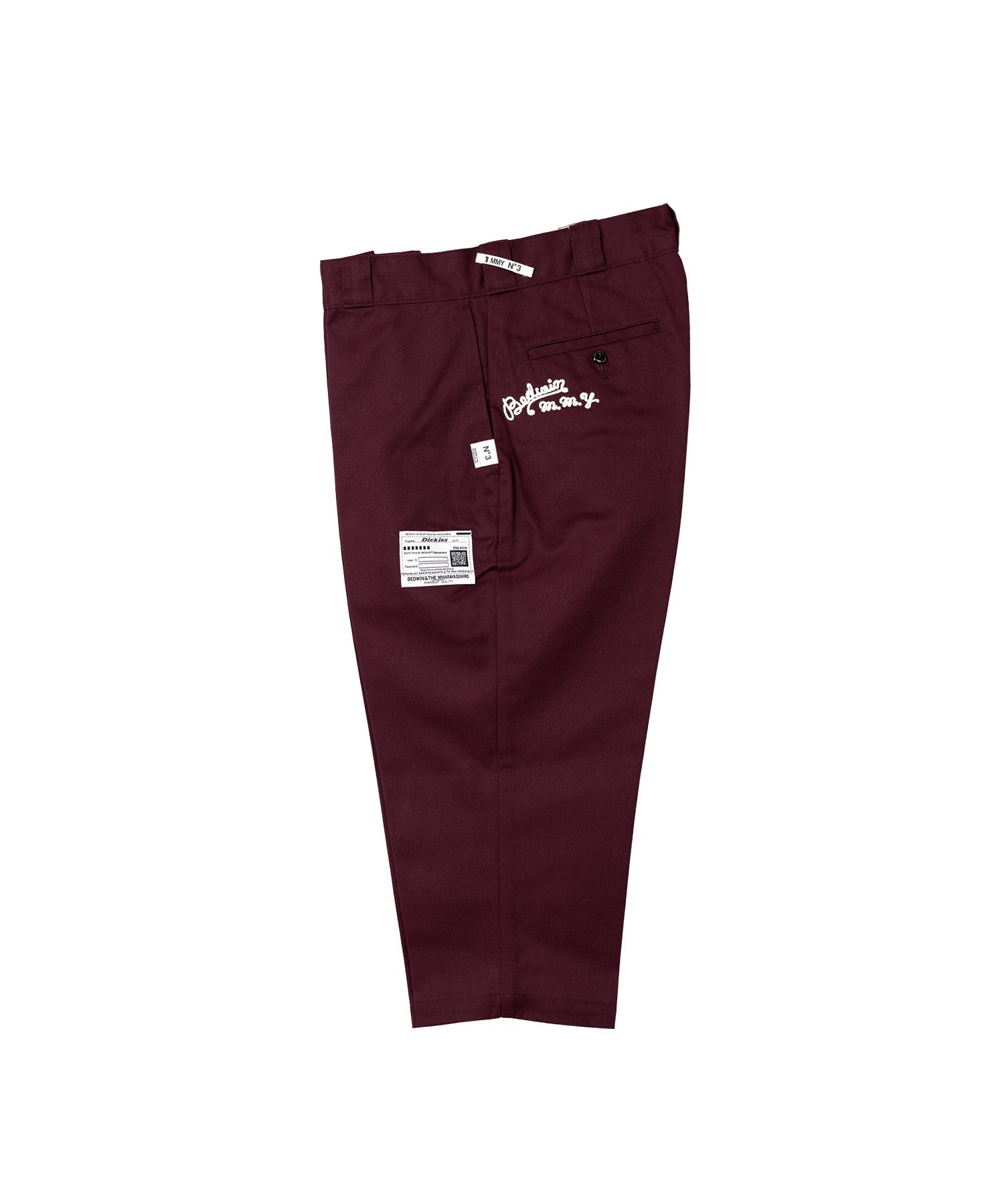 "BEDWIN & THE MMY × Dickies” Clopped Pants