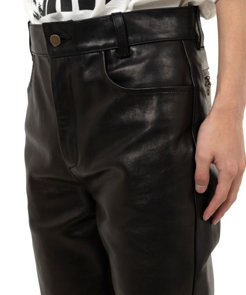 "MASSES x MMY" Horse Leather Pants