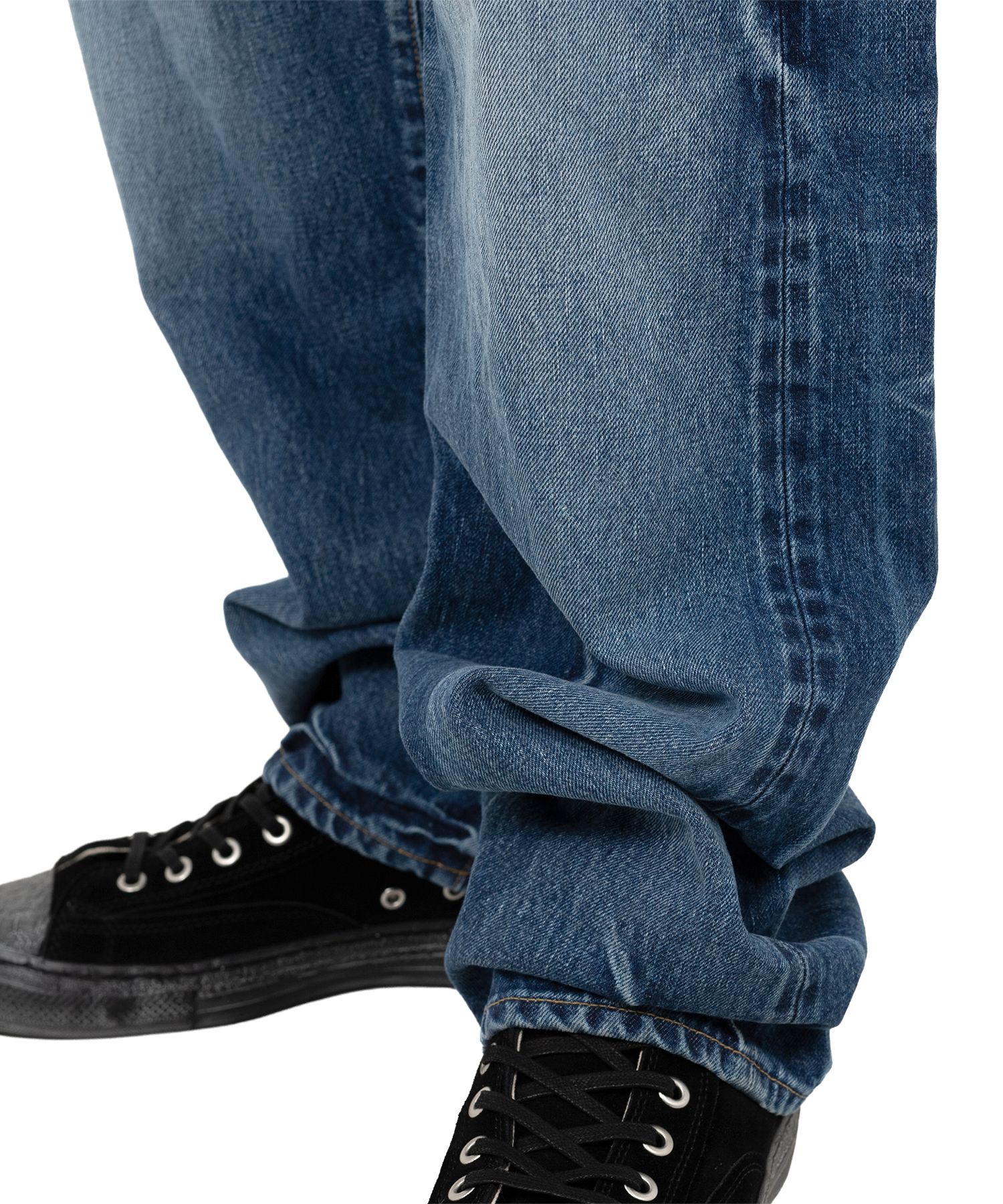 "MASSES x MMY" Hard Wash Denim Pants