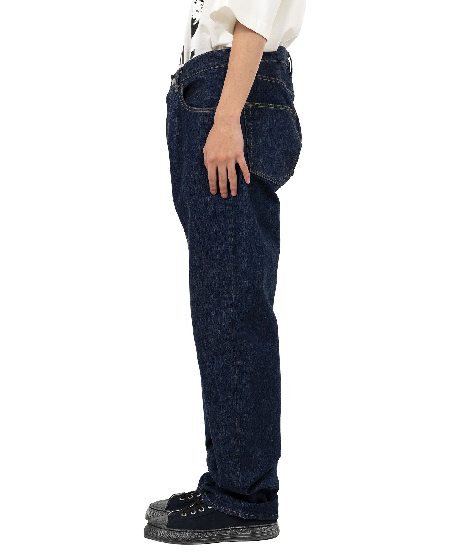 "MASSES x MMY" One Wash Denim Pants