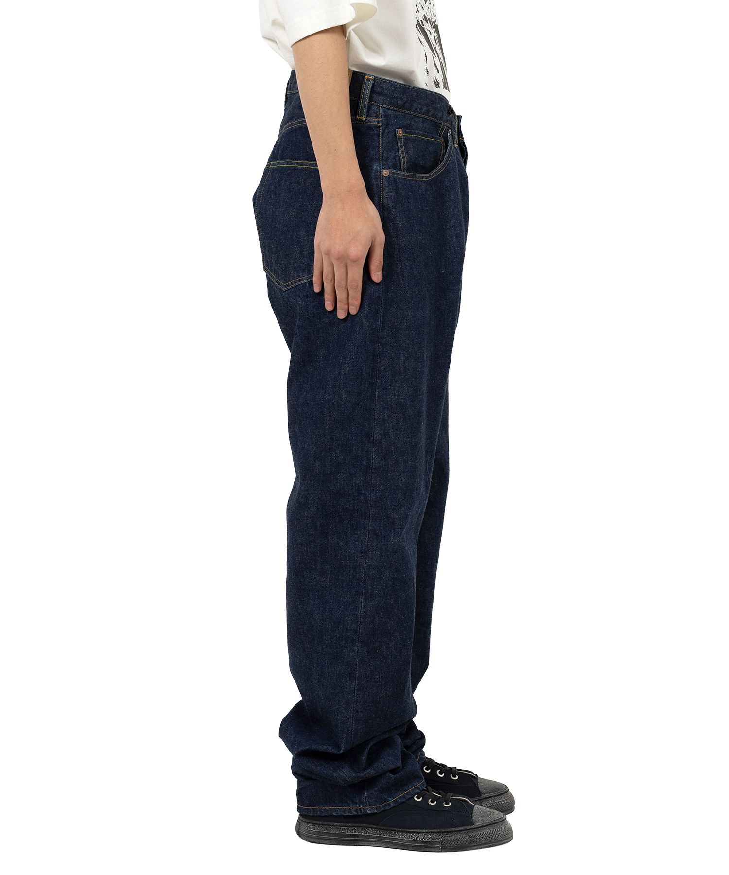 "MASSES x MMY" One Wash Denim Pants