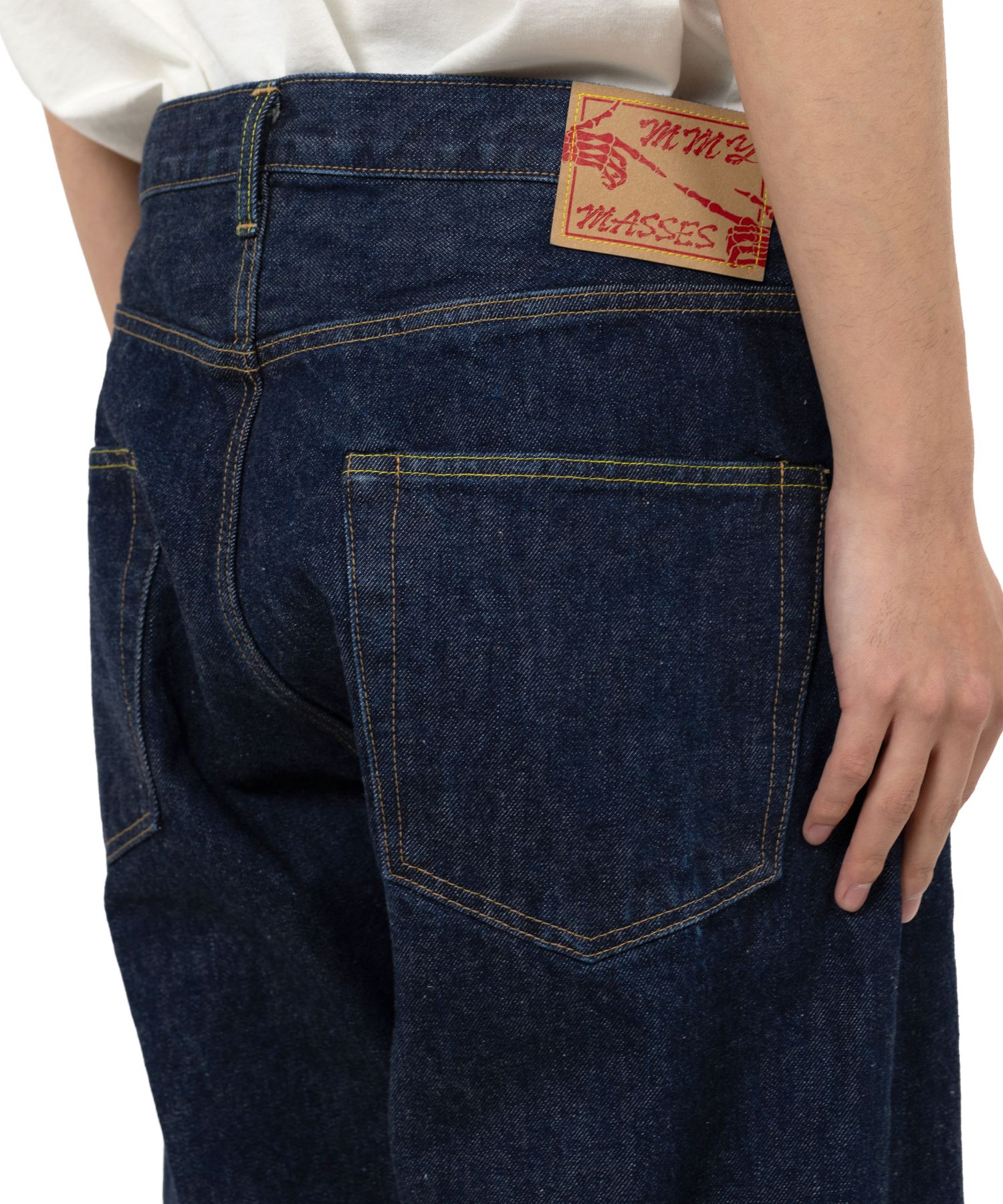 "MASSES x MMY" One Wash Denim Pants
