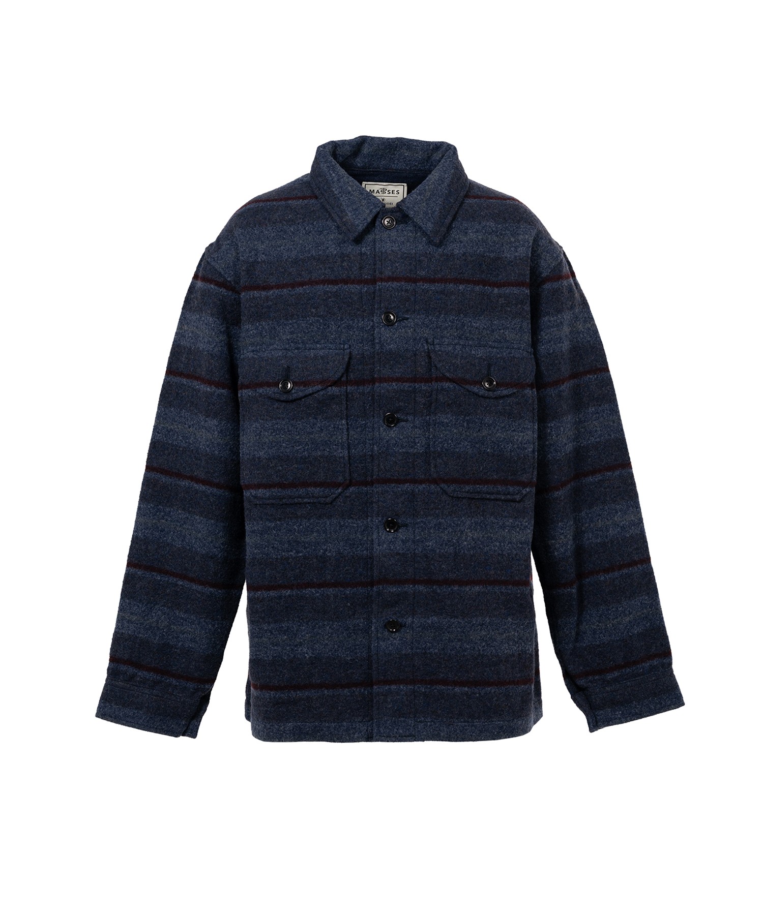 "MASSES x MMY" Wool Blanket Shirt