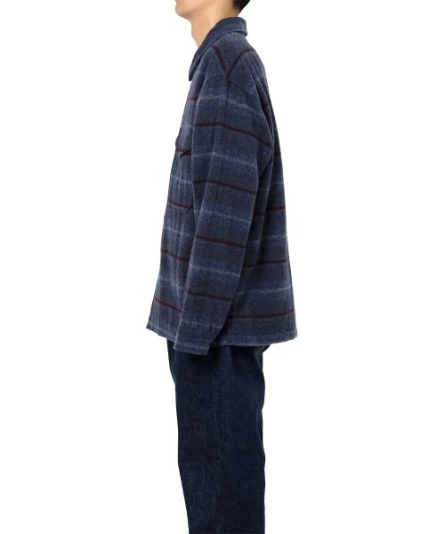 "MASSES x MMY" Wool Blanket Shirt