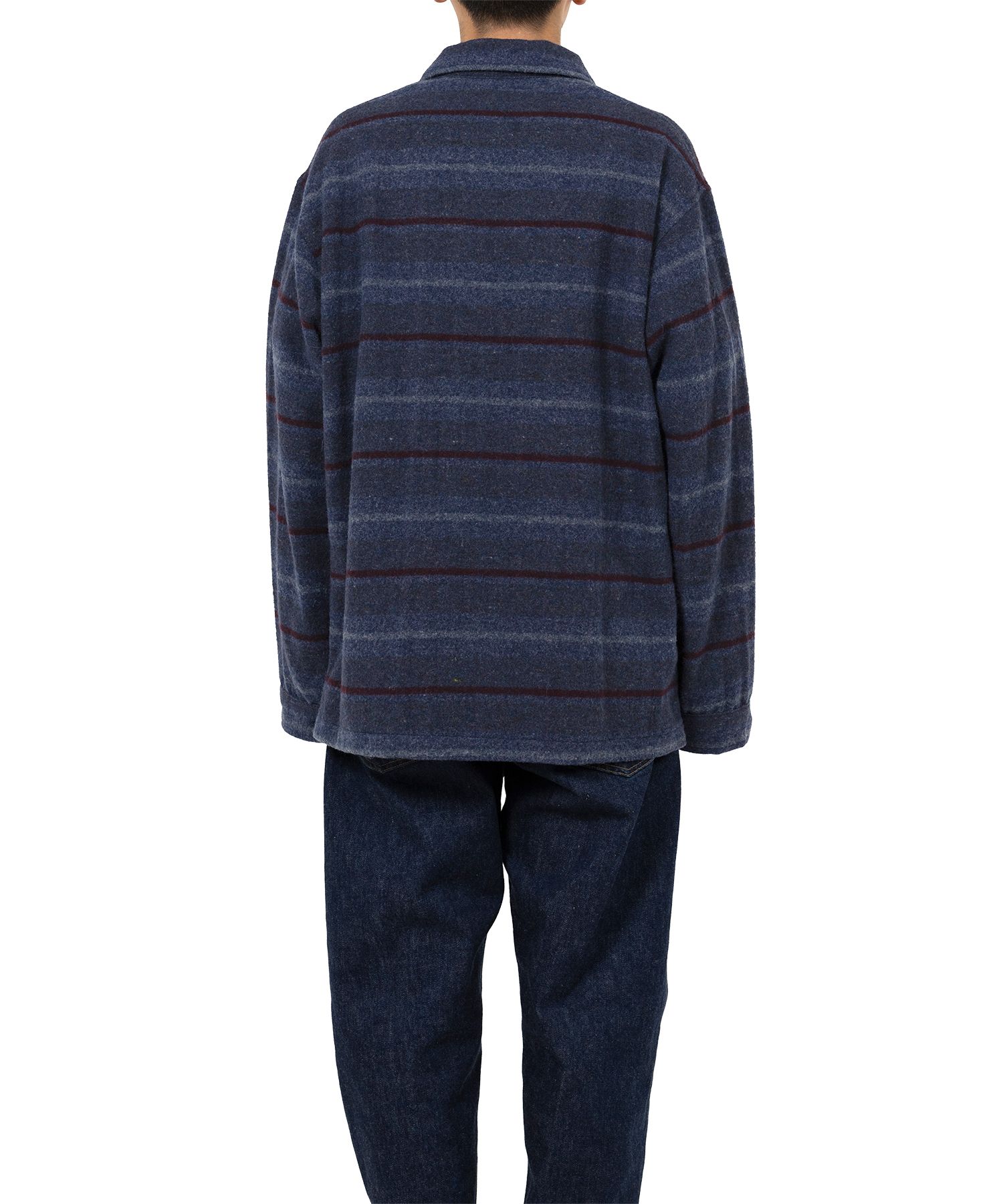 "MASSES x MMY" Wool Blanket Shirt