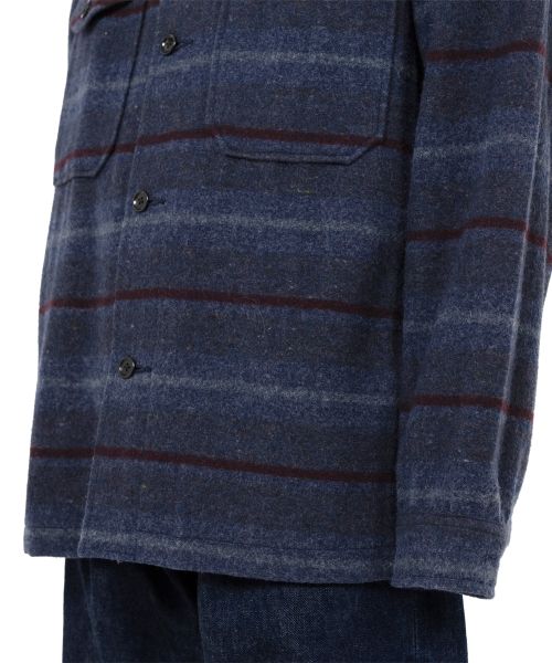 "MASSES x MMY" Wool Blanket Shirt