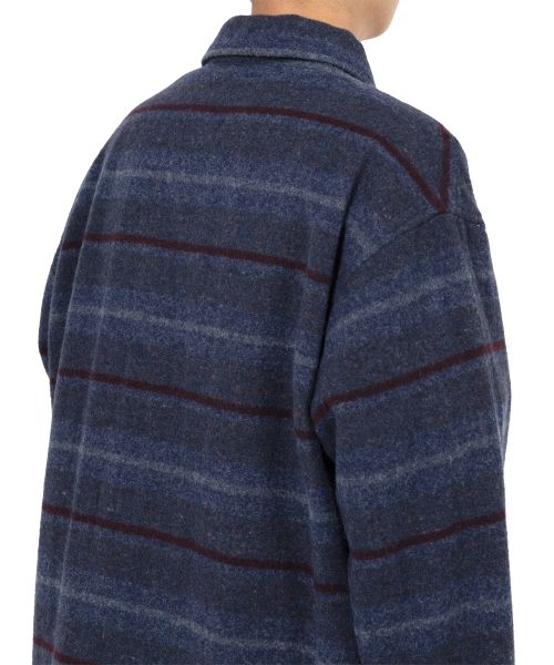 "MASSES x MMY" Wool Blanket Shirt