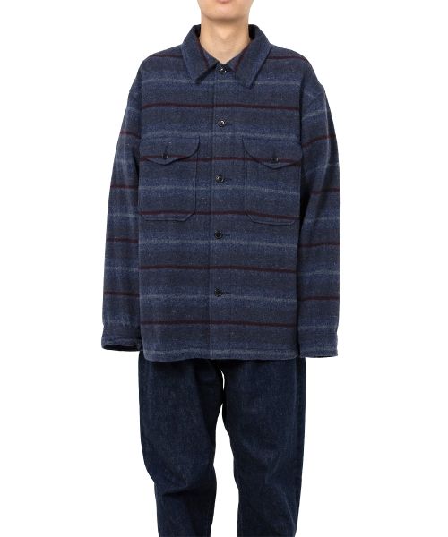 "MASSES x MMY" Wool Blanket Shirt