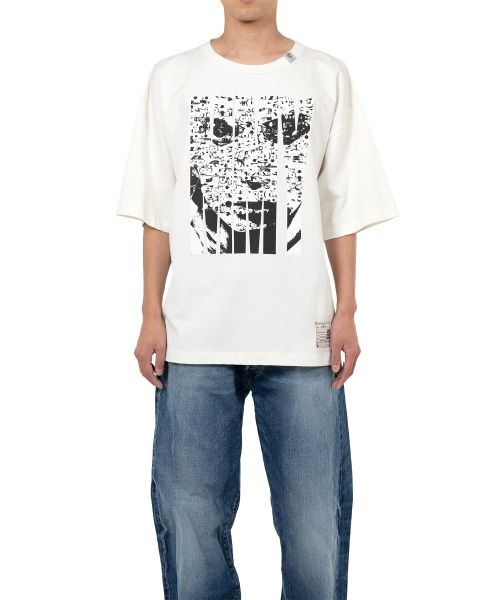 "MASSES x MMY" Face Print T-shirt