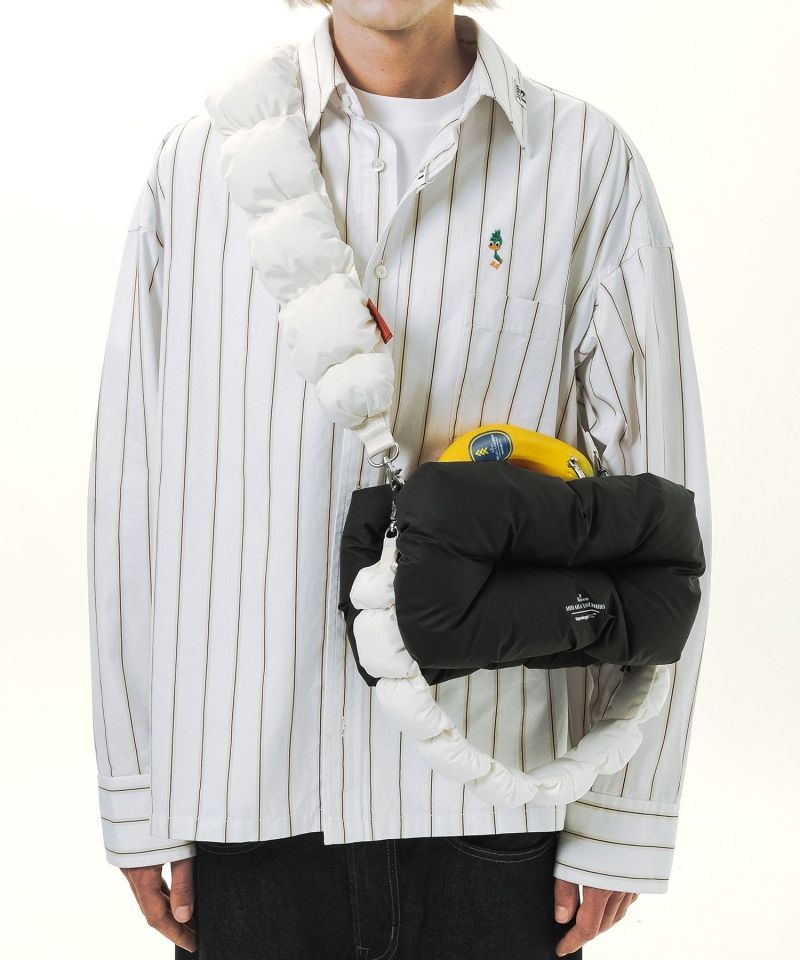 "Topologie x MMY" Bottle Sacoche Black Extra Puff Medium Matt Coated