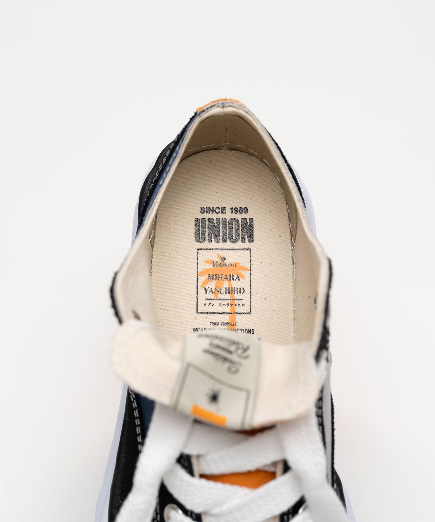 UNION  x MMY"PETERSON" OG Sole Panel Color Canvas Low-top Sneaker