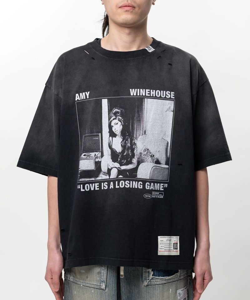 "U/MUSIC x MMY" AMY WINEHOUSE Print T-shirt