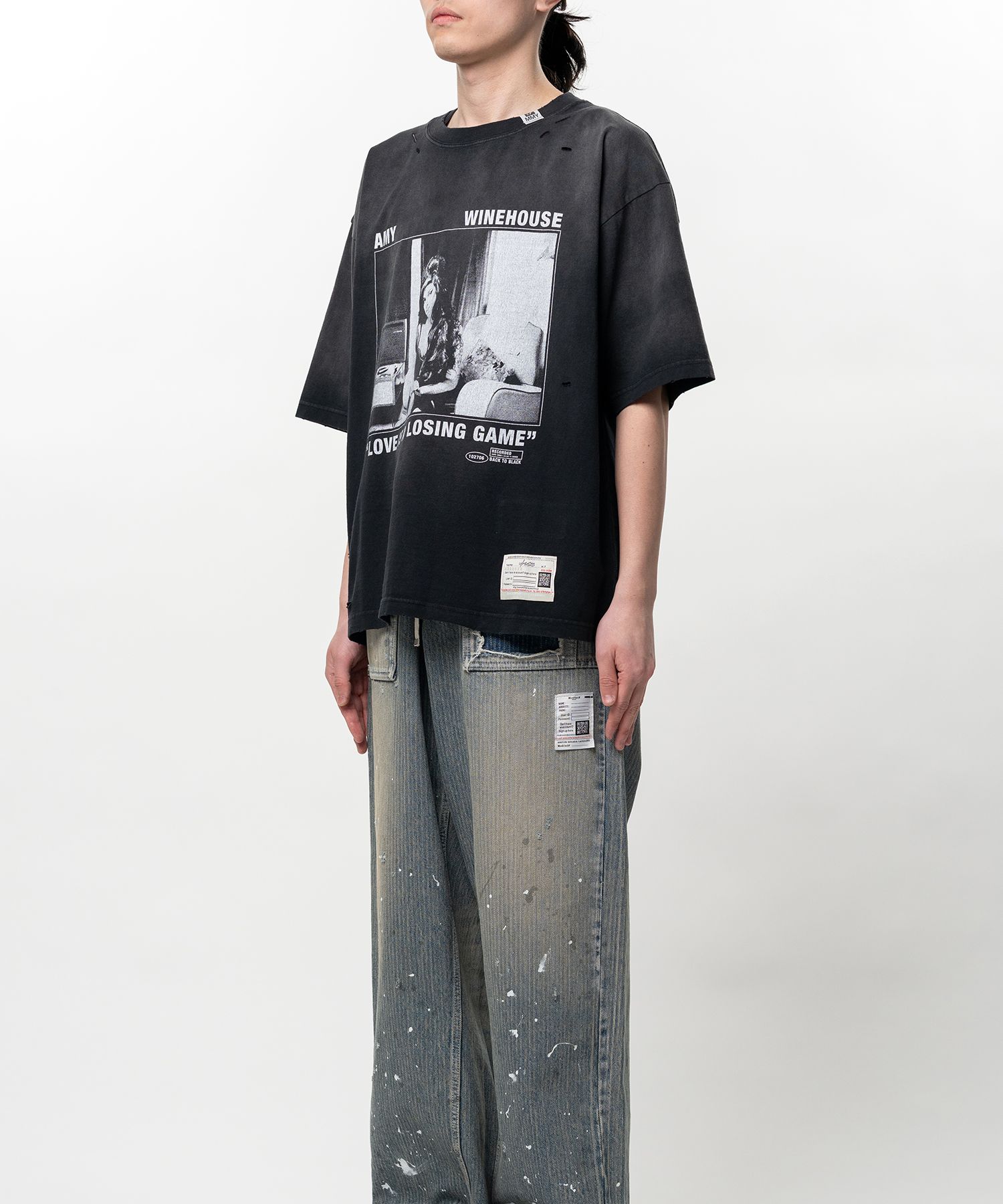 "U/MUSIC x MMY" AMY WINEHOUSE Print T-shirt