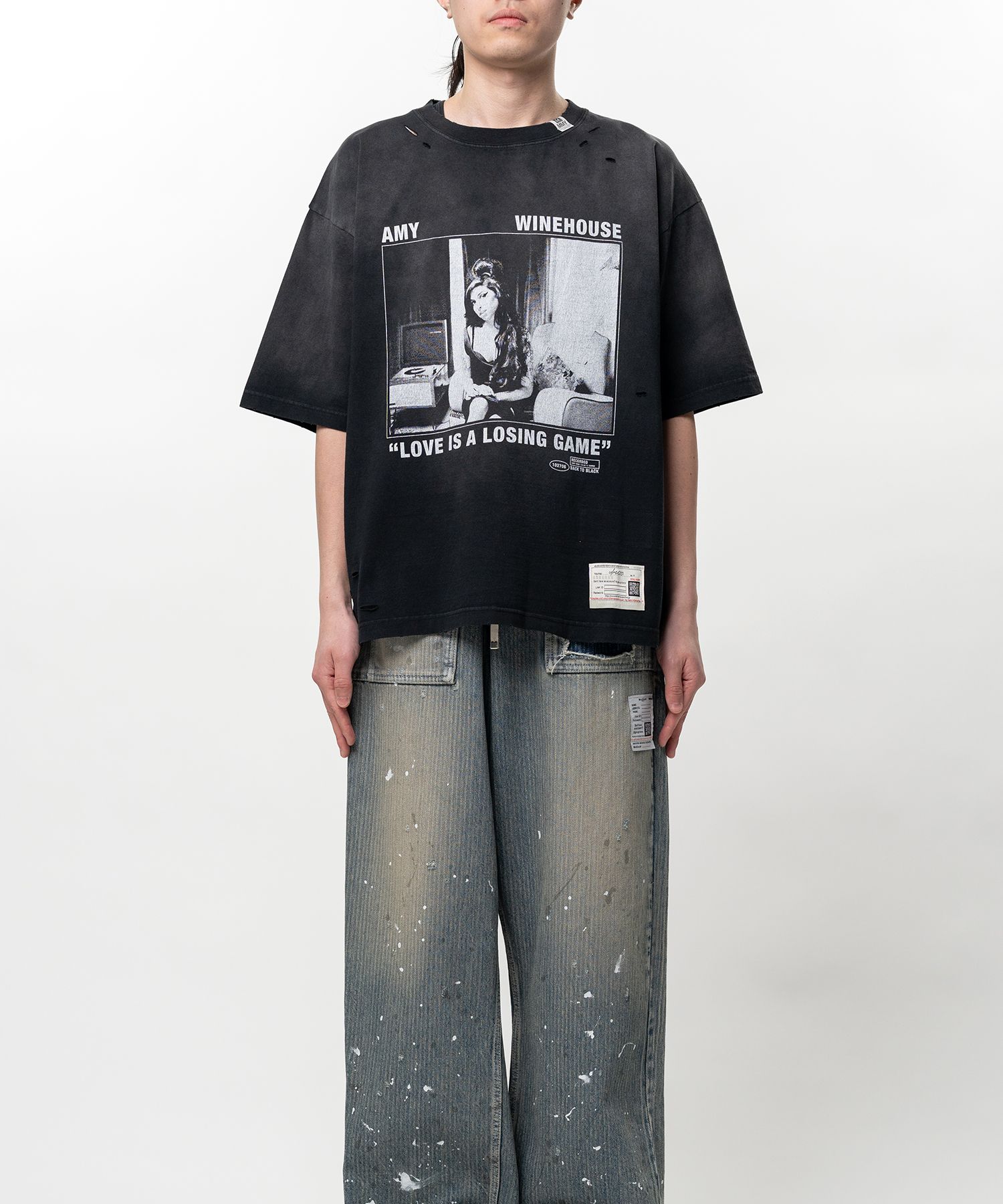 "U/MUSIC x MMY" AMY WINEHOUSE Print T-shirt