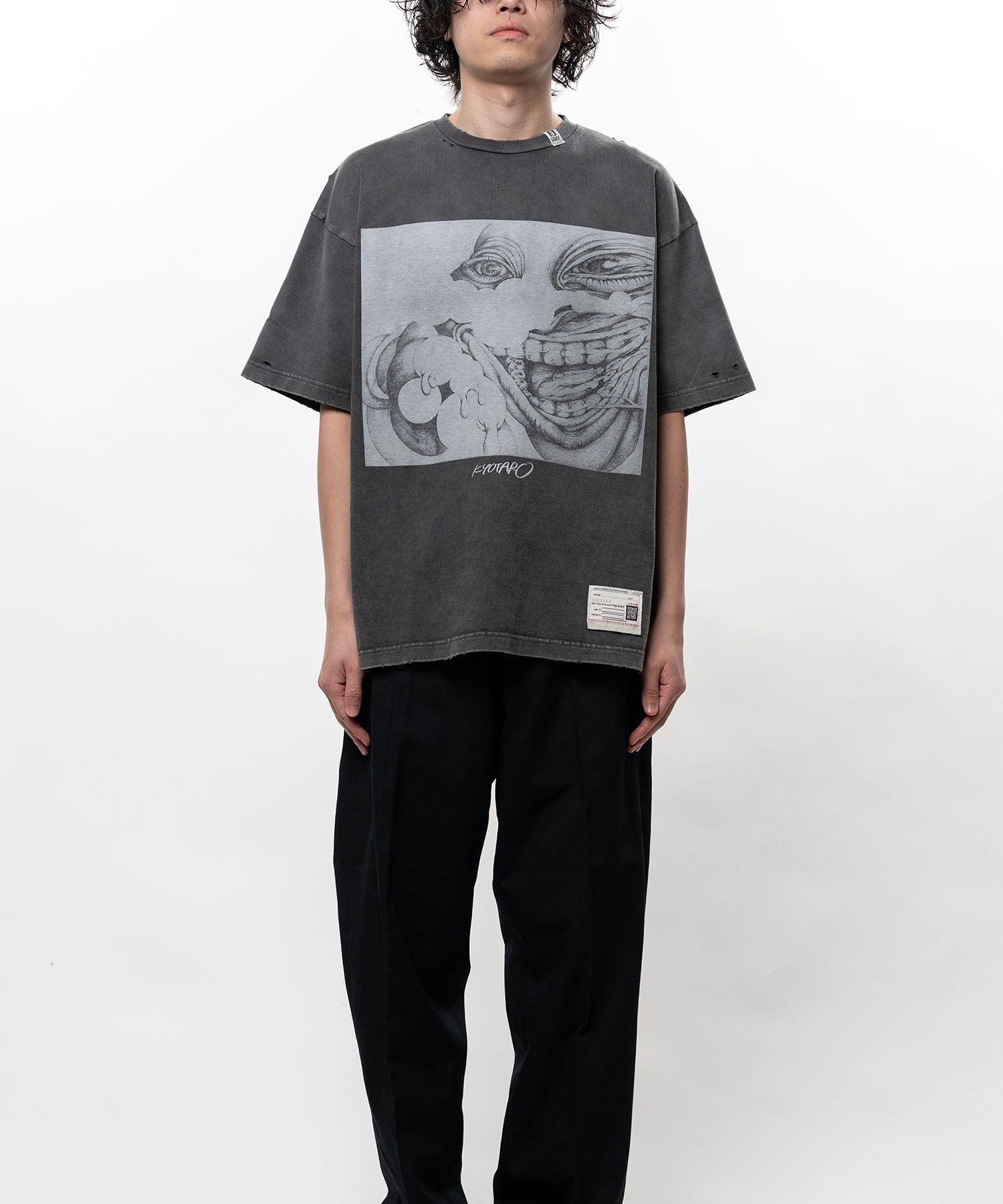 "KYOTARO x MMY"  Printed T-shirt