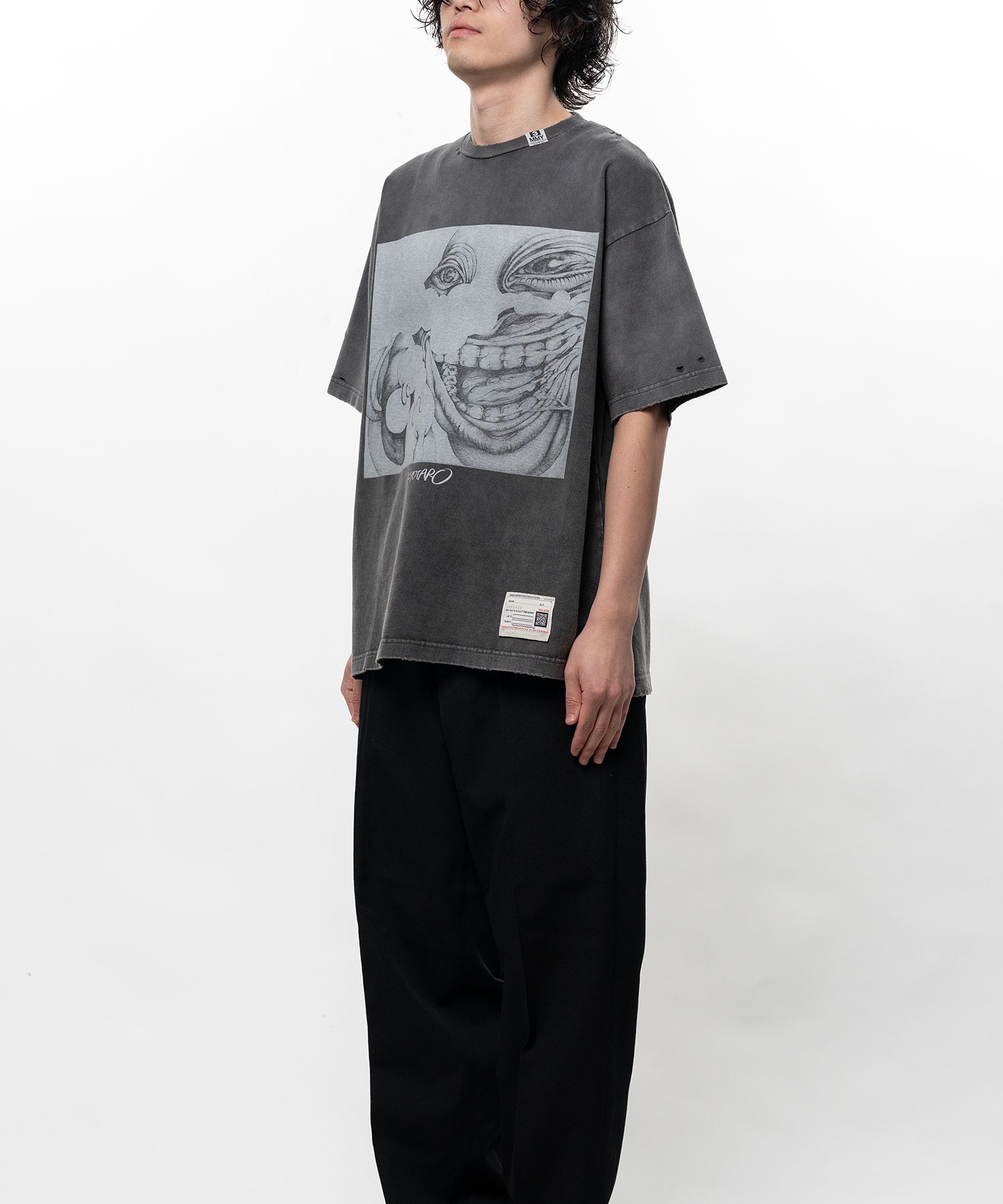 "KYOTARO x MMY"  Printed T-shirt