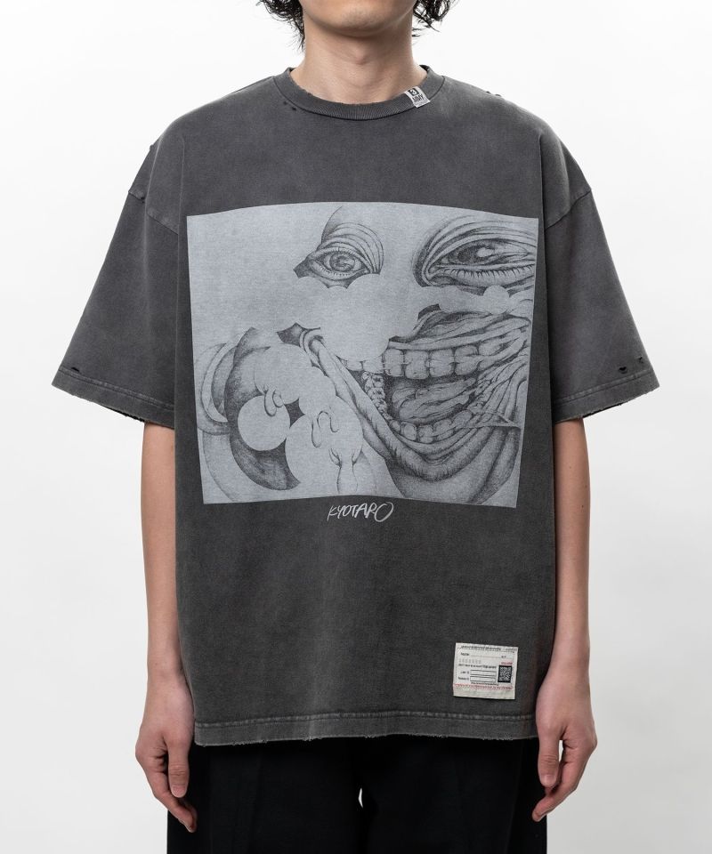 "KYOTARO x MMY"  Printed T-shirt