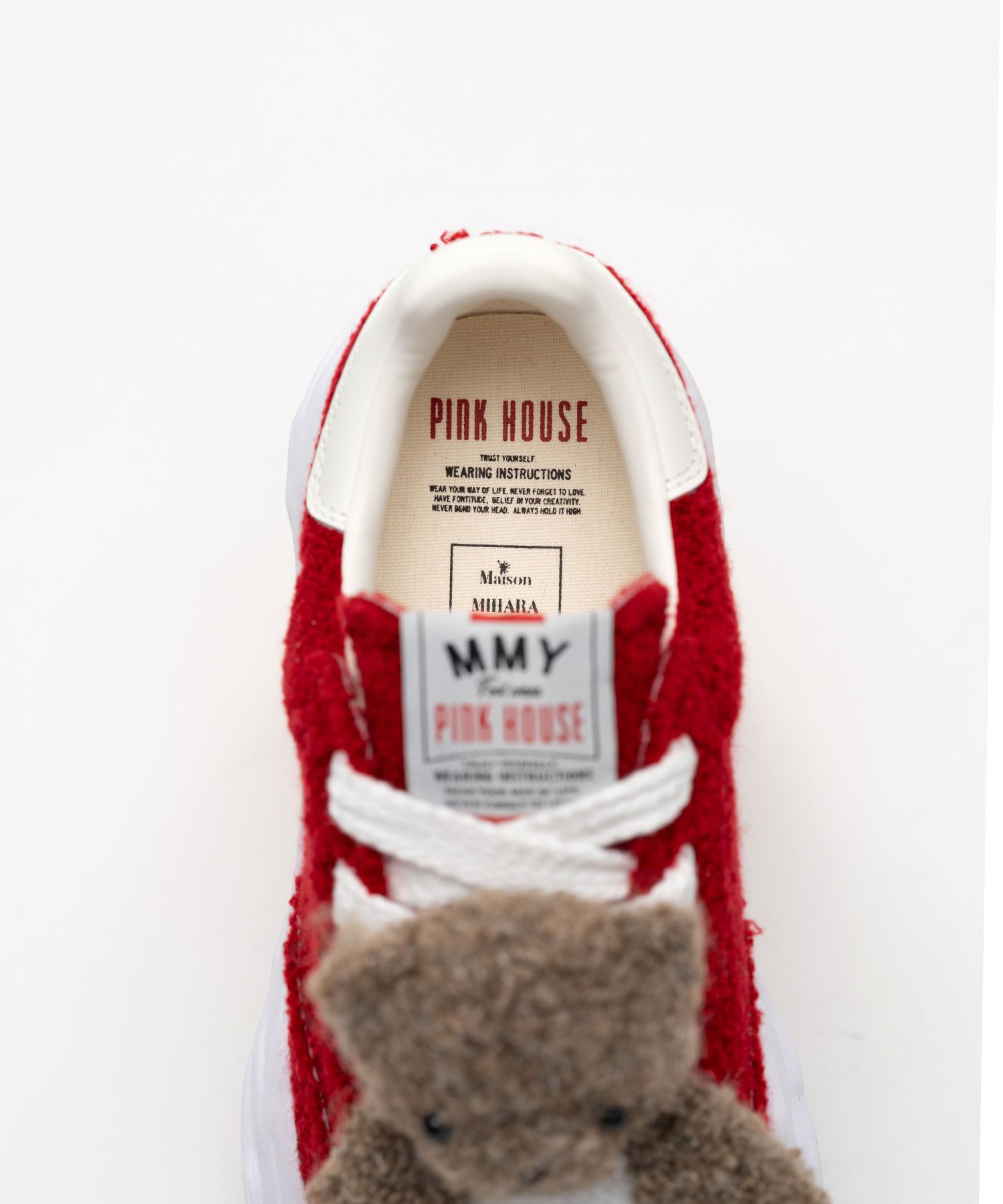 PINK HOUSE x MMY "BLAKEY"OG Sole Chenille Embroidey Low-top Sneaker