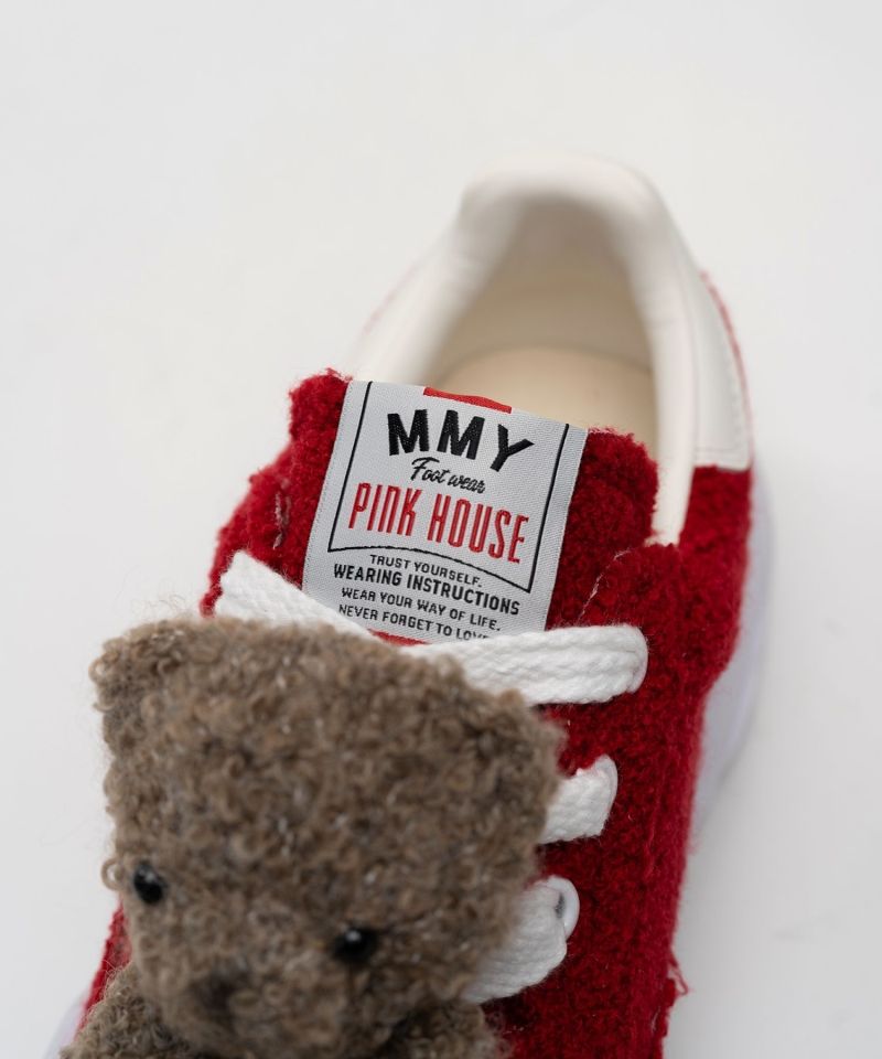 PINK HOUSE x MMY "BLAKEY"OG Sole Chenille Embroidey Low-top Sneaker