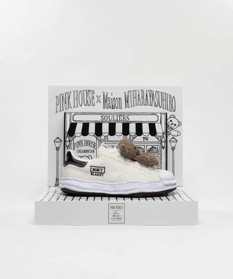 PINK HOUSE x MMY "BLAKEY"OG Sole Chenille Embroidey Low-top Sneaker