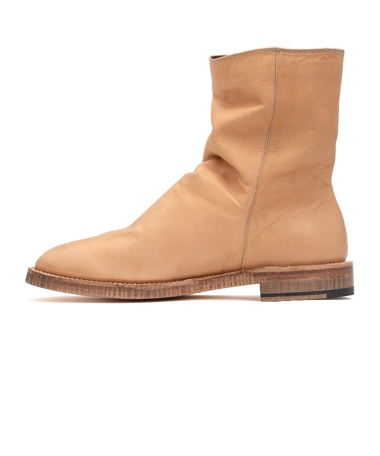 Wrinkled Leather Boots