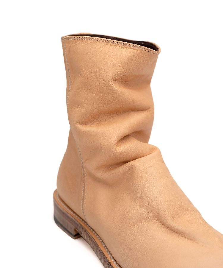 Wrinkled Leather Boots