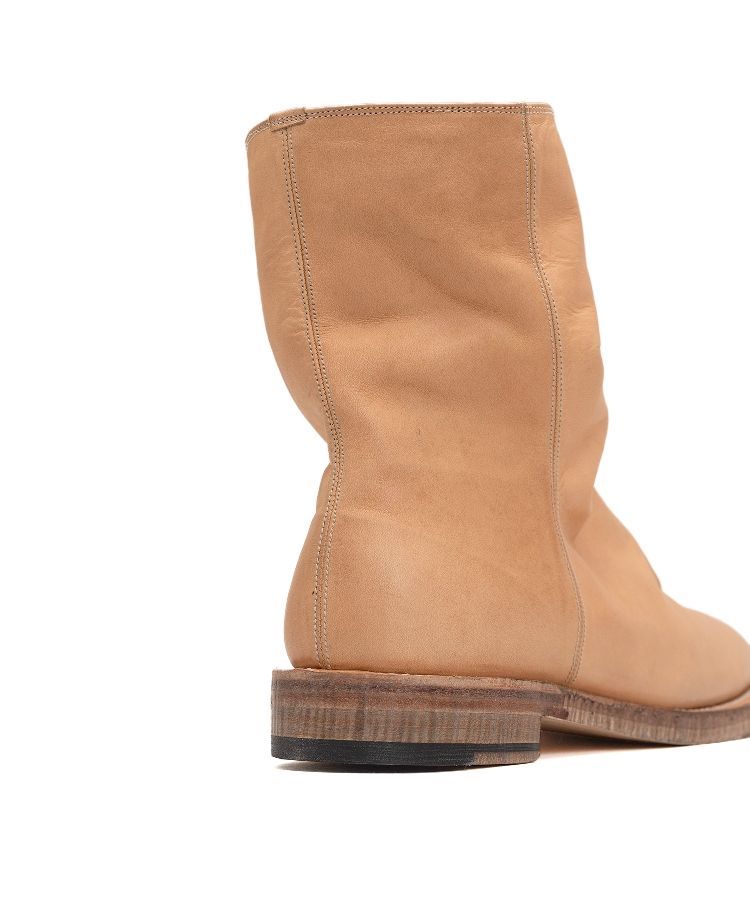 Wrinkled Leather Boots