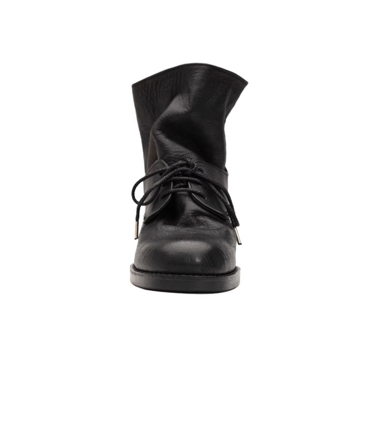 Double Leather Boots