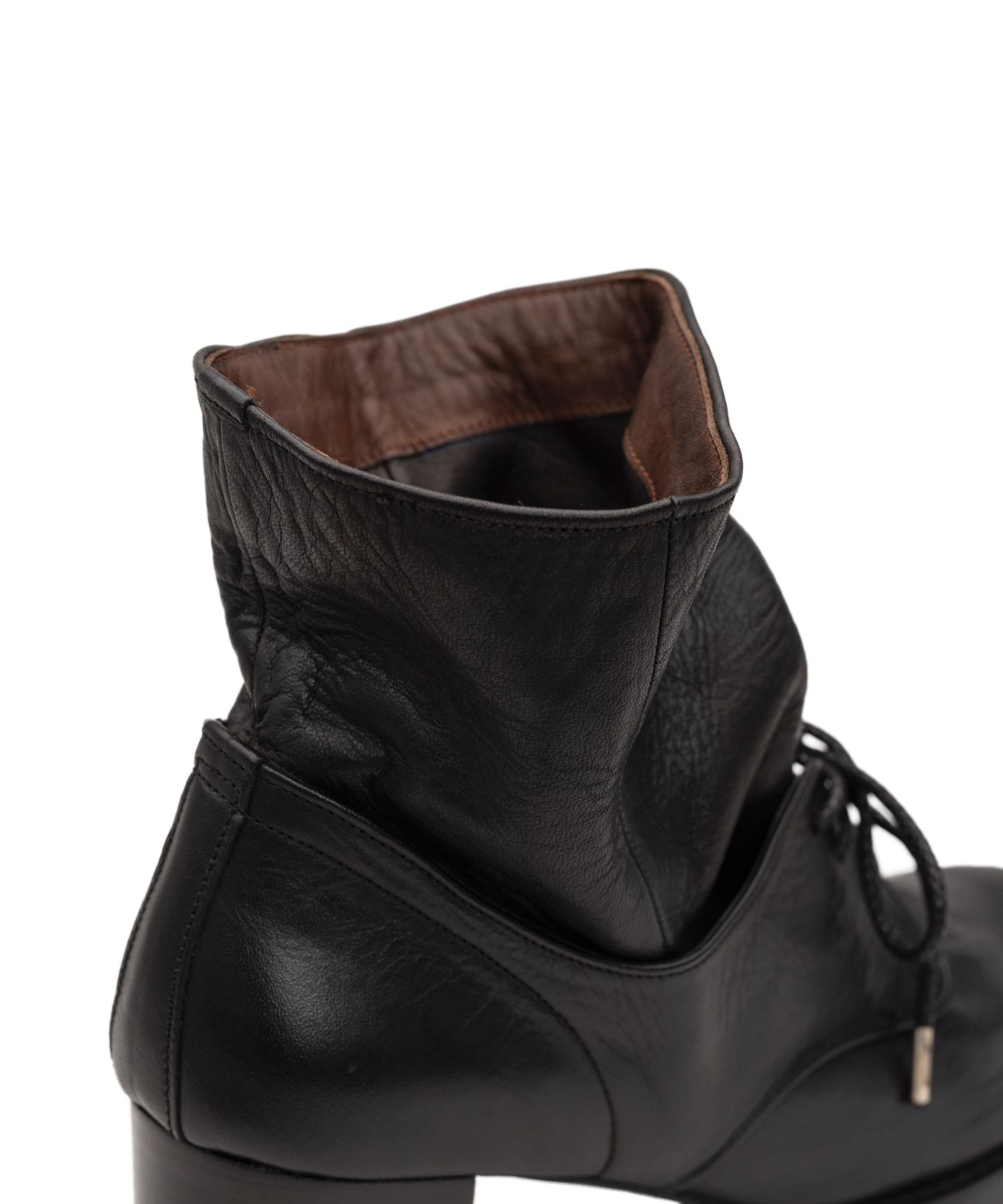 Double Leather Boots