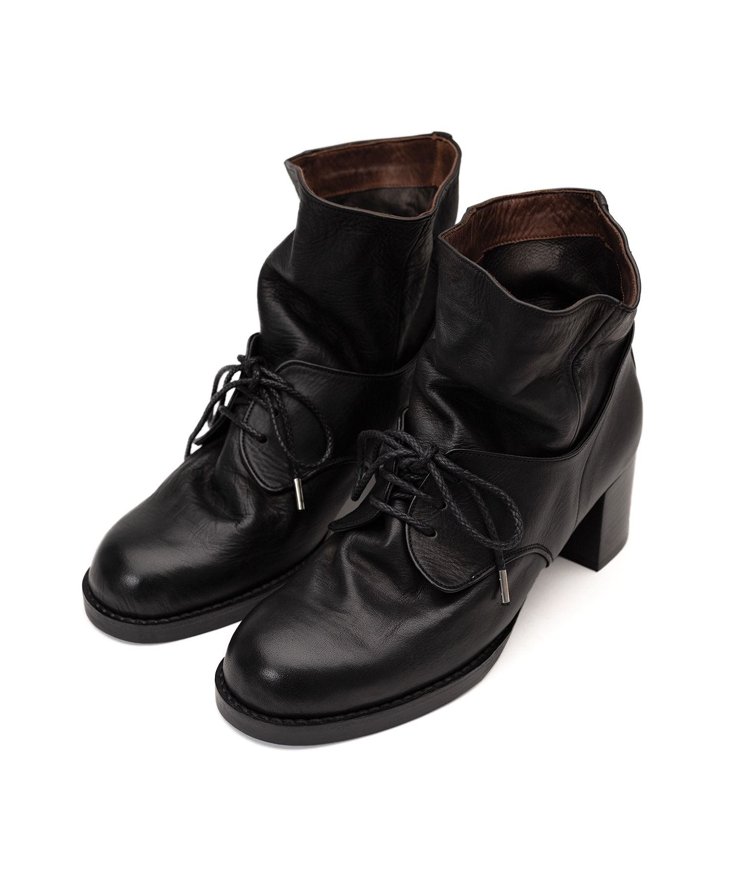 Double Leather Boots