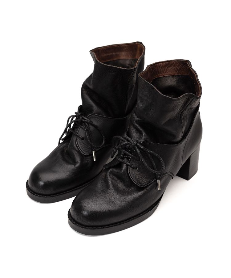 Double Leather Boots
