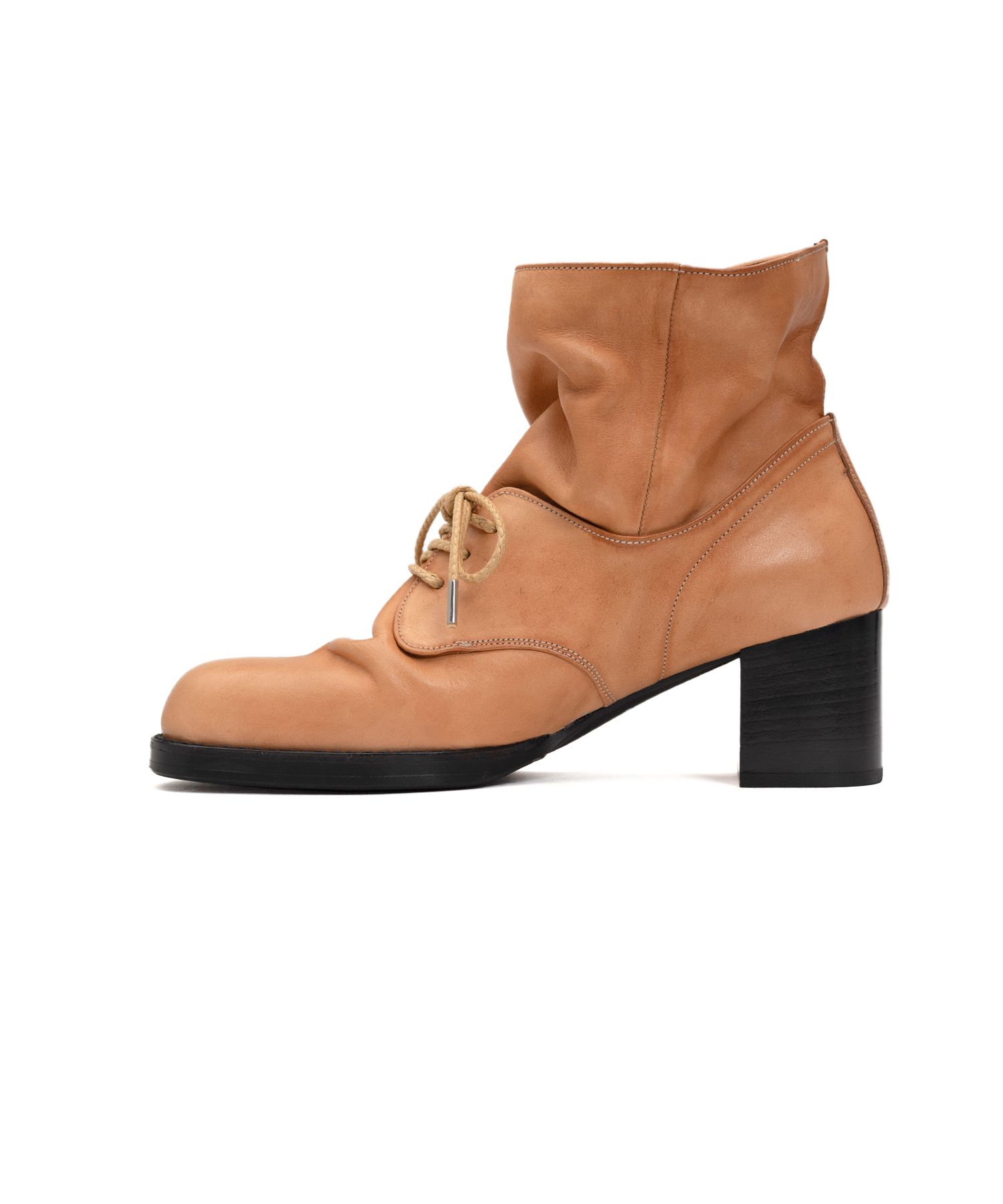 Double Leather Boots