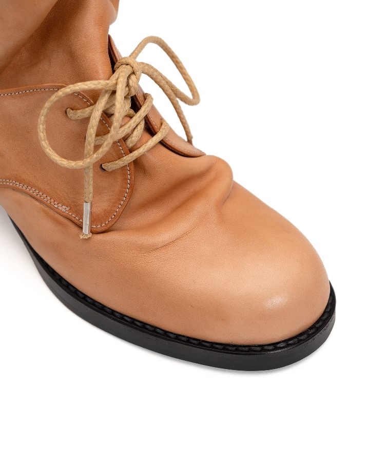 Double Leather Boots