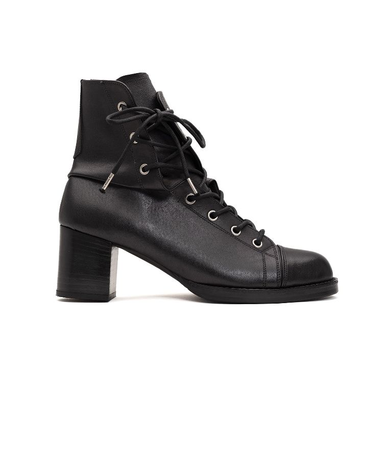 Twisted Leather Boots