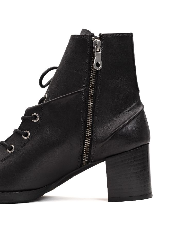 Twisted Leather Boots