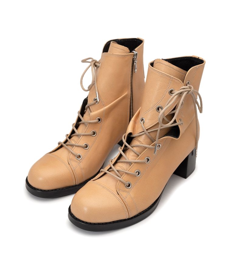 Twisted Leather Boots