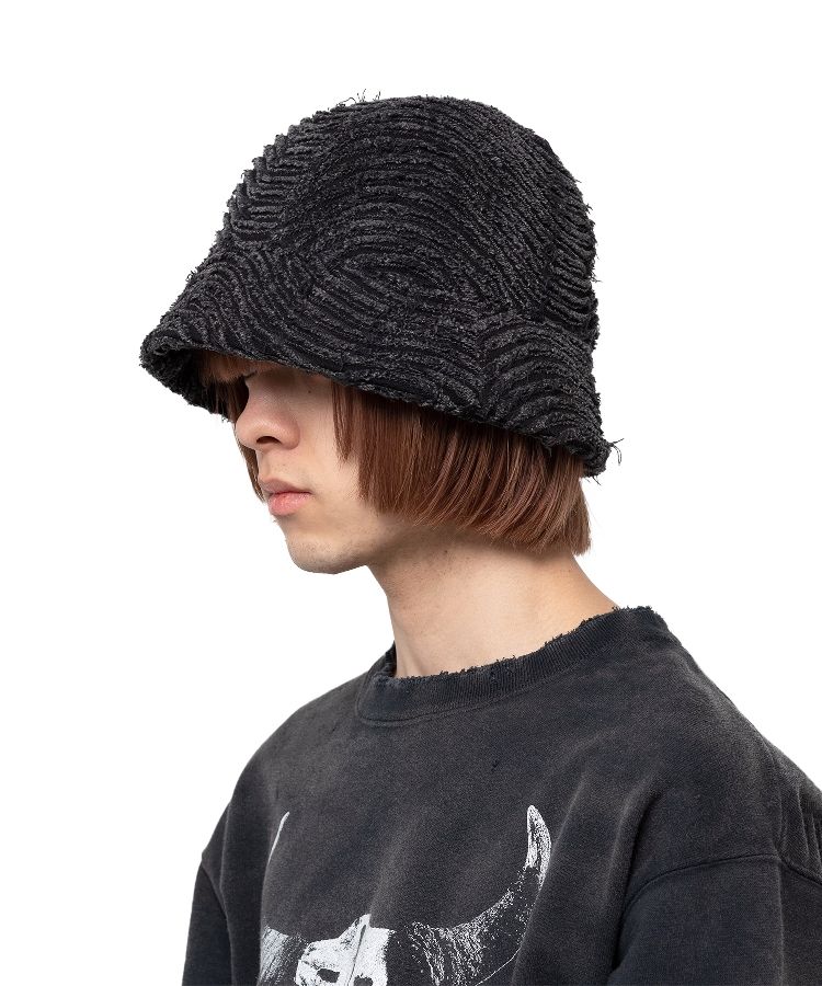 Wave Denim Bucket Hat