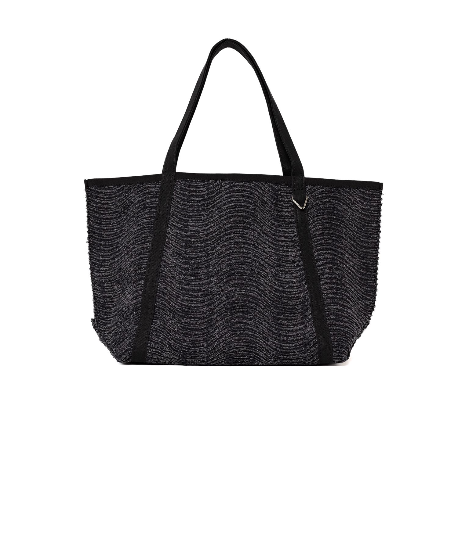 Wave Denim Tote Bag