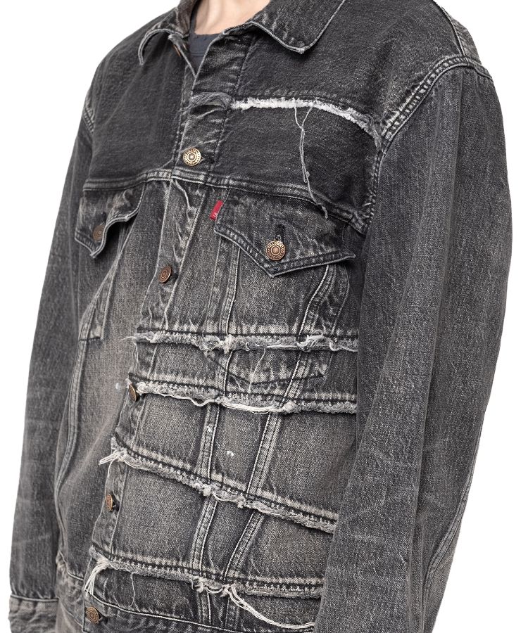 【FULLCOUNT X KAMIYA】 Switching Denim Jacket