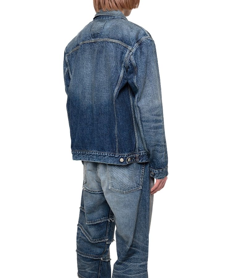 【FULLCOUNT X KAMIYA】 Switching Denim Jacket