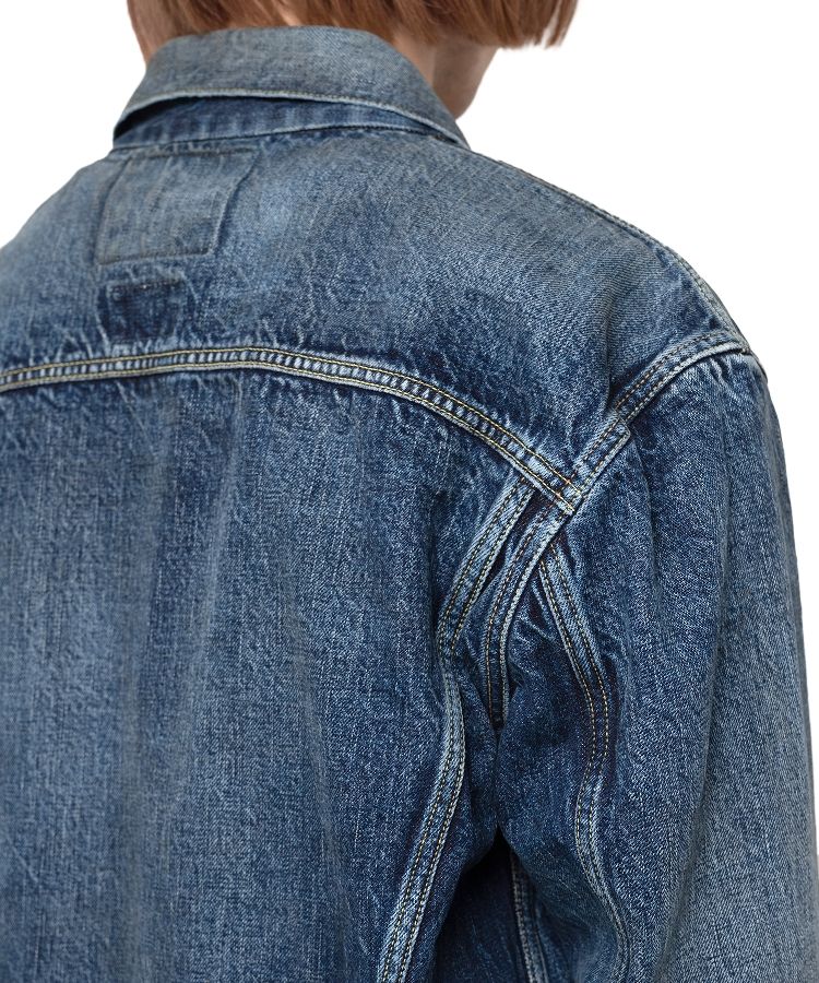 【FULLCOUNT X KAMIYA】 Switching Denim Jacket