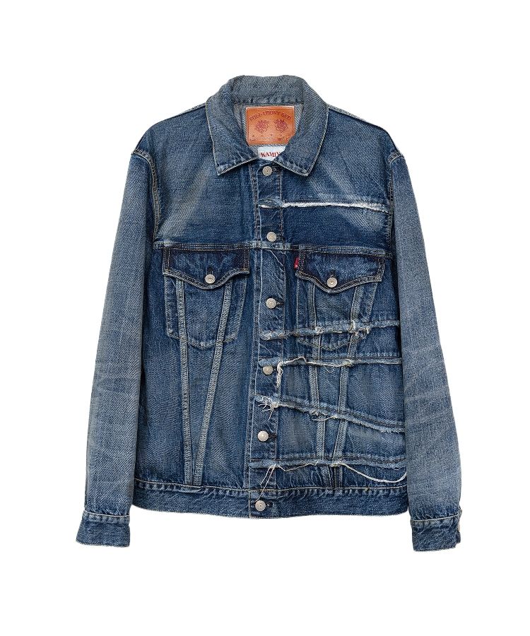【FULLCOUNT X KAMIYA】 Switching Denim Jacket