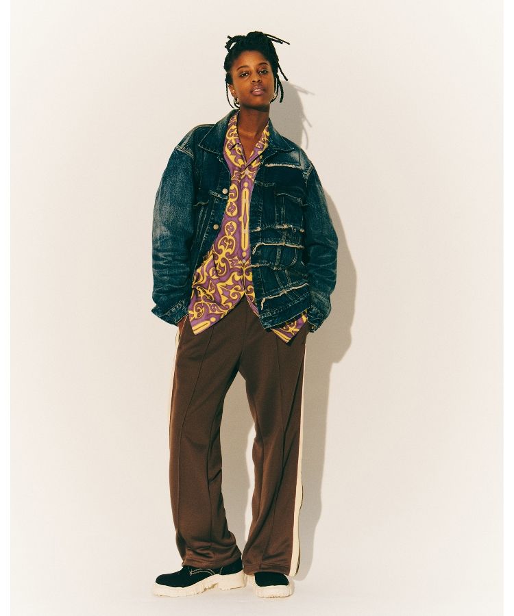 【FULLCOUNT X KAMIYA】 Switching Denim Jacket