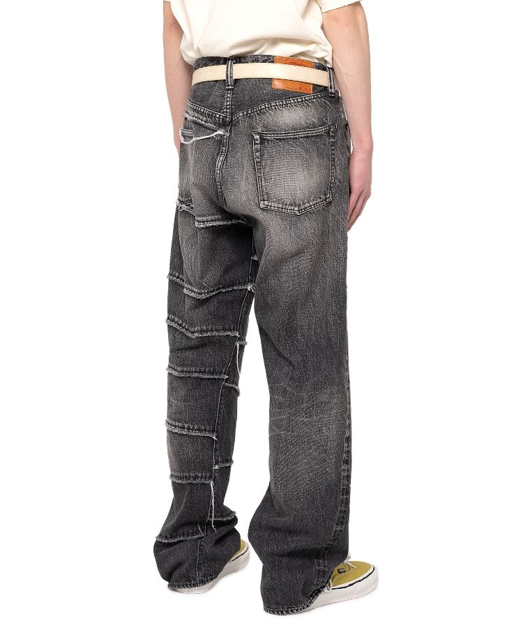 【FULLCOUNT X KAMIYA】Switching Denim Pants