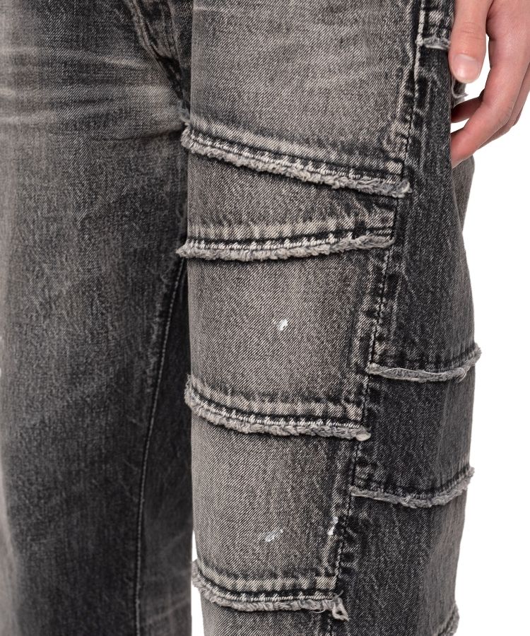 【FULLCOUNT X KAMIYA】Switching Denim Pants