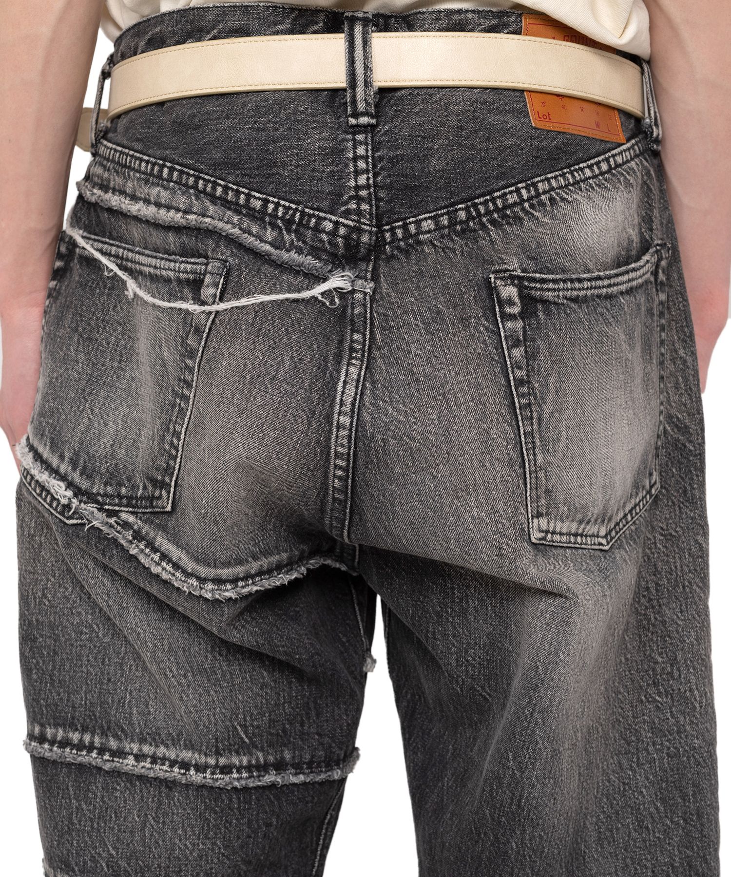 【FULLCOUNT X KAMIYA】Switching Denim Pants